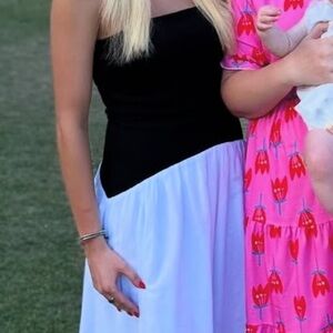 Nordstrom Black and White Maxi Dress